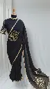 Black Georgette Saree