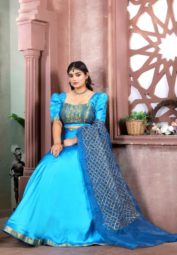 Gota Silk Lehenga