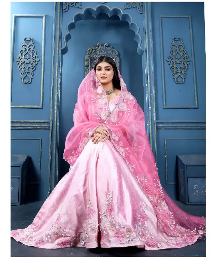 Pink Rose Lehenga